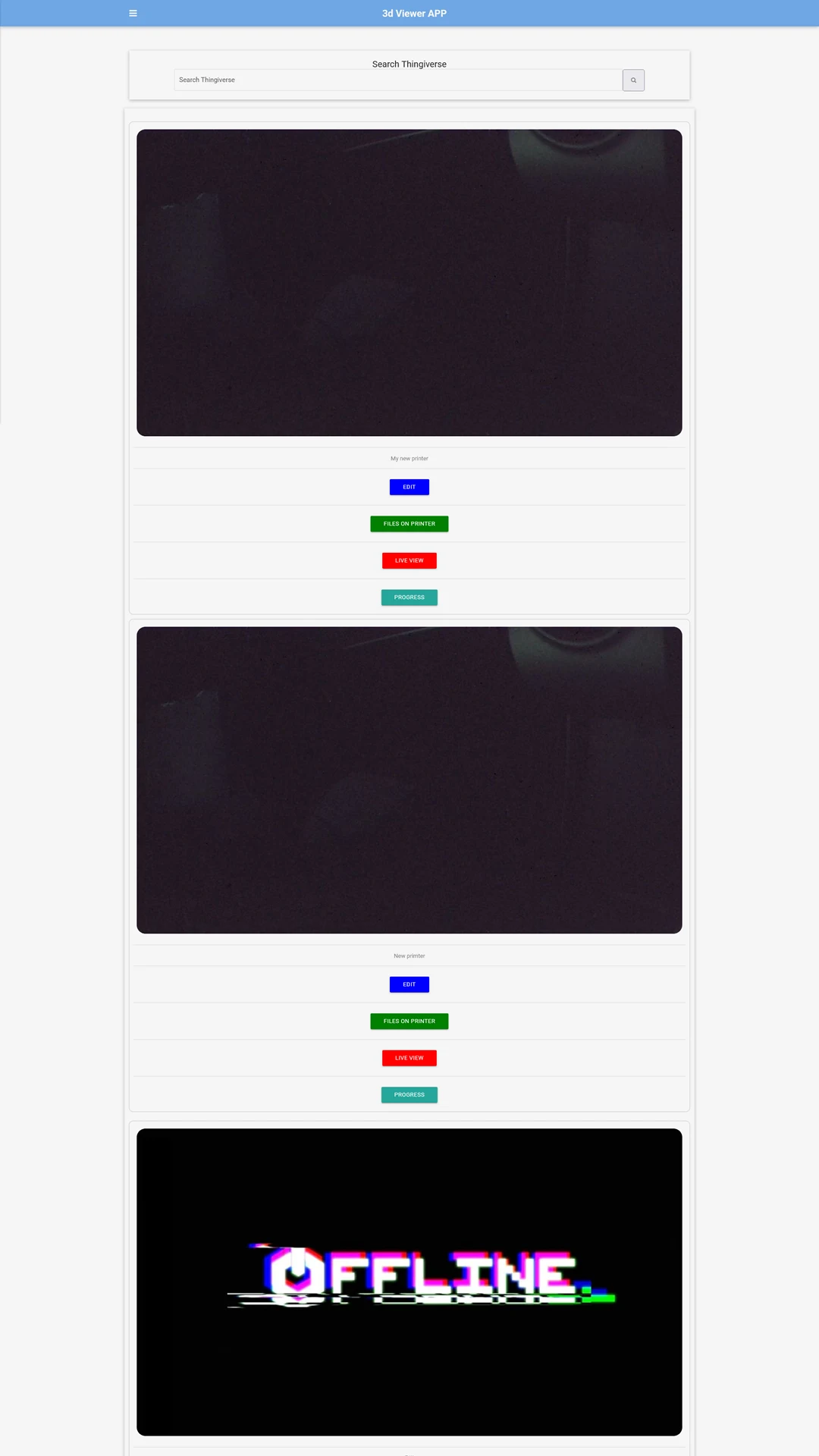 3d Print and STL slicer app screenshot